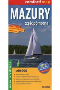 MAPA MAZURY CZ.PÓŁNOCNA 1:60 000