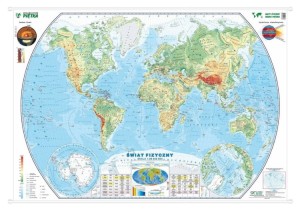 MAPA ŚWIAT FIZYCZNA