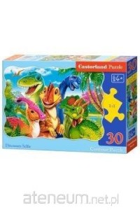 PUZZLE 30 MIX DINOZAURY