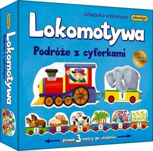 GRA LOKOMOTYWA PODRÓŻE Z CYFERKAMI