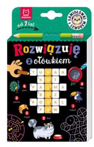 ROZWIĄZUJĘ Z OŁÓWKIEM.ŁAMIGŁÓWKI Z LEMUREM.OD 7 LAT