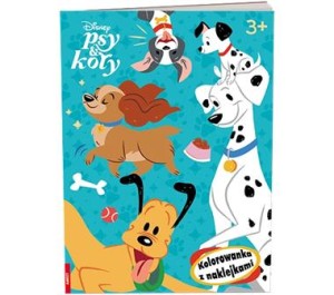 DISNEY PSY&KOTY.KOLOROWANKA Z NAKLEJKAMI