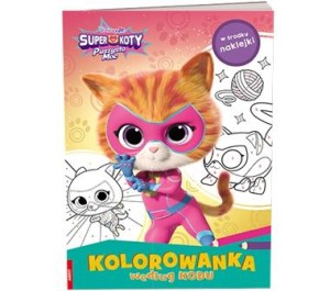 DISNEY SUPER KOTY.KOLOROWANKA WEDŁUG KODU