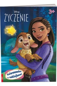 AMEET DISNEY ŻYCZENIE.KOLOROWANKA Z NAKLEJKAMI