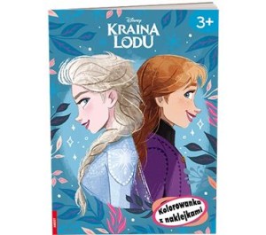 AMEET KRAINA LODU.KOLOROWANKA ZNAKLEJKAMI 3+