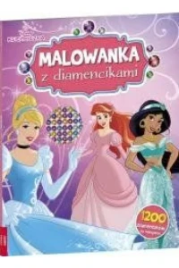 DISNEY KSIĘŻNICZKA.MALOWANKA ZDIAMENCIKAMI