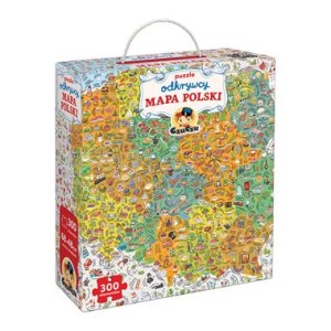 PUZZLE ODKRYWCY MAPA POLSKI CZUZU