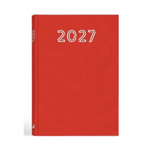 KALENDARZ 2027 A5 STANDARD CZERWONY