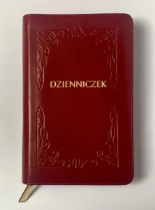 DZIENNICZEK SIOSTRY FAUSTYNY-SKÓRA BORDO MAŁY