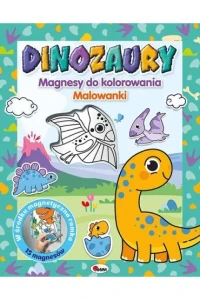 MAGNESY DO KOLOROWANIA.DINOZAURY