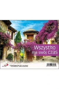 KALENDARZ 2027 NA BIURKO-WSZYSTKO MAS SWÓJ CZAS