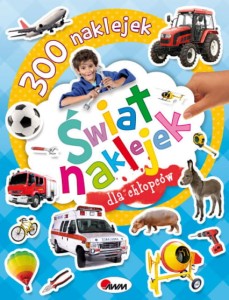 ŚWIAT NAKLEJEK 300 NAKLEJEK DLACHŁOPCÓW