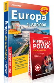 ATLAS SAMOCHODOWY EUROPA 1:800000