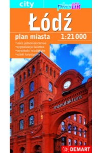PLAN ŁÓDŹ 1:21 000