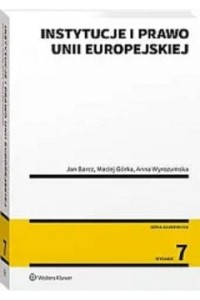 INSTYTUCJE I PRAWO UNII EUROPEJSKIEJ