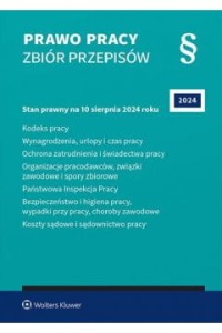 KODEKS PRACY ZBIÓR PRZEPISÓW/10.08.2024/