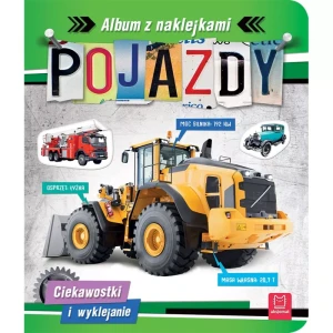 POJAZDY.ALBUM Z NAKLEJKAMI