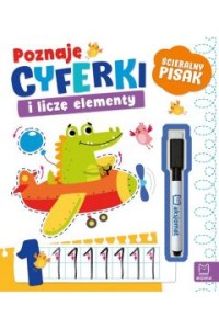 POZNAJĘ CYFERKI I LICZĘ.PISAK ŚCIERALNY