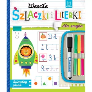 WESOŁE SZLACZKI I LITERKI DLA SMYKA.PISAK ŚCIERALNY