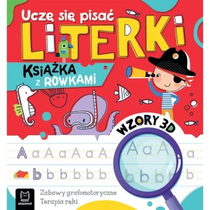 UCZĘ SIĘ PISAĆ LITERKI.KSIĄŻKAZ ROWKAMI