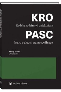 KODEKS RODZINNY I OPIEKUŃCZY WYD.14