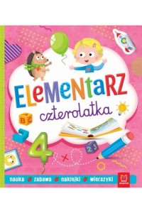 ELEMENTARZ CZTEROLATKA.NAUKA ZABAWA