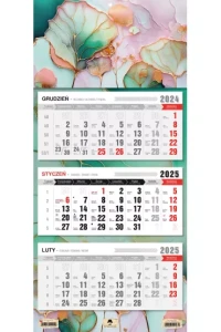 KALENDARZ 2025 TRÓJDZIELNY
