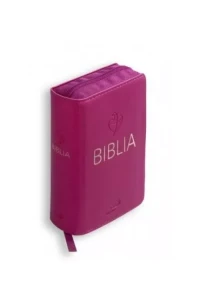 BIBLIA TABOR FLEX Z ZAMKIEM MALINOWY