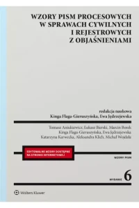 WZORY PISM PROCESOWYCH W SPRAWACH CYWILNYCH I REJESTROWYCH