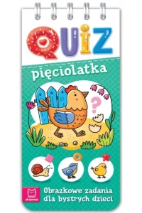 QUIZ PIĘCIOLATKA.OBRAZKOWE ZADANIA DLA BYSTRYCH DZIECI