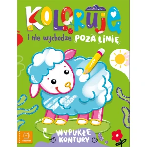 KOLORUJĘ I NIE WYCHODZĘ POZA LINIĘ Z OWIECZKĄ WYPUKŁE KONTURY