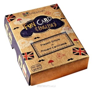 FUN CARD ENGLISH PRESENT SIMPLE/PRESENT CONTINOUS