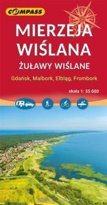 MAPA MIERZEJA WIŚLANA.ŻUŁAWY WISLANE