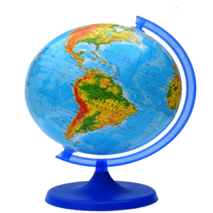 GLOBUS 220MM FIZYCZNY