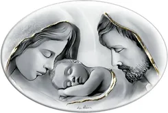 OBRAZEK ŚW.RODZINA MALOWANY 10X15