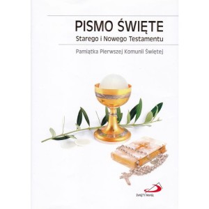 PISMO ŚW. ST I NT BIAŁE ZŁOCONAKOMUNIA ŚW.