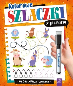 KOLOROWE SZLACZKI Z PISAKIEM.PISZĘ I ZMAZUJĘ