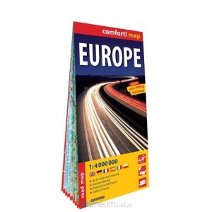 MAPA SAMOCHODOWA EUROPA 1:4 000000 LAMINAT