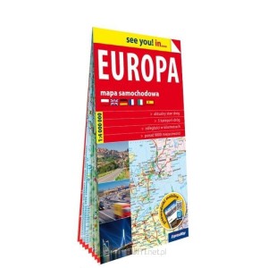 MAPA SAMOCHODOWA EUROPA 1:4 000000
