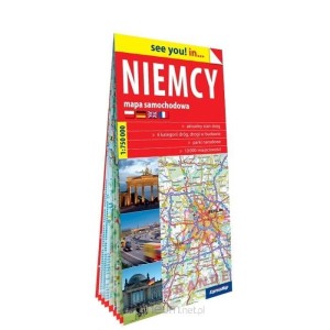 MAPA SAMOCHODOWA NIEMCY 1:750 000