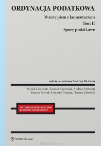 ORDYNACJA PODATKOWA T.2 SPORY PODATKOWE
