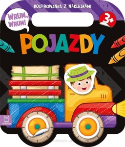 WRUM,WRUM! POJAZDY.KOLOROWNKA Z NAKLEJKAMI 3+
