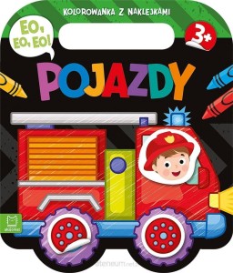 EO EO EO.POJAZDY KOLOROWANKA ZNAKLEJKAMI