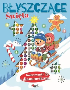 KOLOROWANKI Z DIAMENTAMI.BŁYSZCZACE ŚWIĘTA