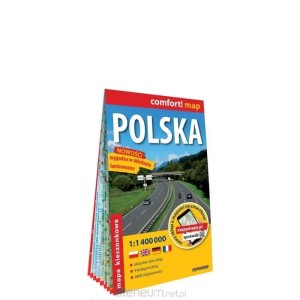 POLSKA MAPA SAMOCHODOWA 1:1 400000 KIESZONKOWA