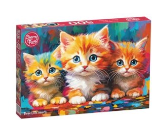 PUZZLE 500 CHERRY PAZZI THREE LITTLE HEARTS
