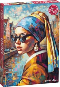 PUZZLE 1000 CHERRY PAZZI GIRL WITH A PEARL