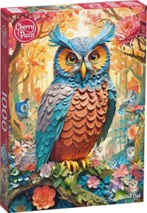 PUZZLE 1000 CHERRY PAZZI QUILLED OWL