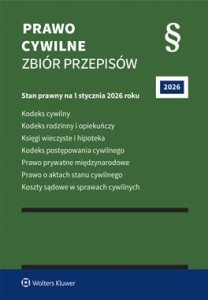 PRAWO CYWILNE.ZBIÓR PRZEPISÓW/01.2026/
