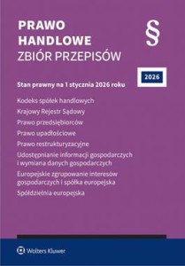 PRAWO HANDLOWE.ZBIÓR PRZEPISÓW/01.2026/